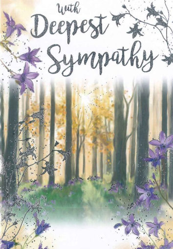 Picture of WITH DEEPEST SYMPATHY CARD
